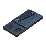 Kožený kryt CARD SLOT na Samsung Galaxy A52 5G / A52s 5G - Modrá