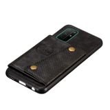 Kožený kryt CARD SLOT na Samsung Galaxy A52 5G / A52s 5G - Čierna