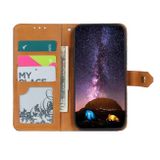 Peňaženkové kožené puzdro FLORAL na Samsung Galaxy A71 5G - Čierna