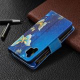 Peňaženkové 3D puzdro na Samsung Galaxy A32 5G - Gold Butterfly