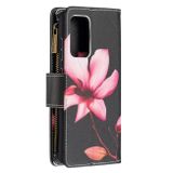 Peňaženkové kožené puzdro na Samsung Galaxy A52 5G / A52s 5G - Lotus