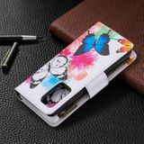 Peňaženkové kožené puzdro na Samsung Galaxy A52 5G / A52s 5G - Two Butterflies