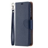 Peňaženkové kožené puzdro LICHTI na Samsung Galaxy A32 5G - Modrá