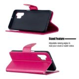 Peňaženkové kožené puzdro BUTTERFLIES na Samsung Galaxy A32 5G - Ružová