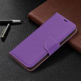 Peňaženkové kožené puzdro CANDY na Samsung Galaxy A52 5G / A52s 5G - Fialová