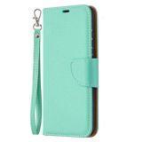 Peňaženkové kožené puzdro LITCHI na Samsung Galaxy  A52 5G / A52s 5G - Zelená