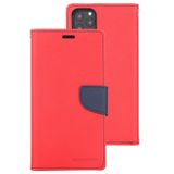 Peňaženkové kožené pouzdro na iPhone 11 Pro Max - Red