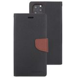 Peňaženkové kožené pouzdro na iPhone 11 Pro Max - Dlack Brown