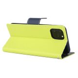 Peňaženkové kožené pouzdro na iPhone 11 Pro Max - Lemon