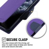 Peňaženkové kožené pouzdro na iPhone 11 Pro Max - Black