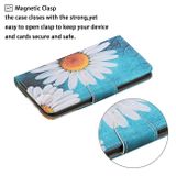Peňaženkové kožené puzdro na Samsung Galaxy A02s - Chrysanthemum