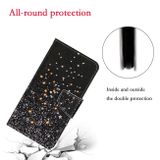 Peňaženkové kožené puzdro na Samsung Galaxy A02s - Black Background Pentagram