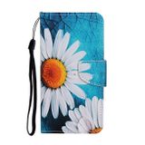 Peňaženkové kožené puzdro na Samsung Galaxy A12 - Chrysanthemum