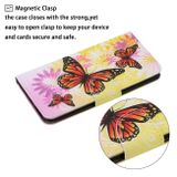 Peňaženkové kožené puzdro na Samsung Galaxy A12 - Chrysanthemum Butterfly