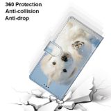 Peňaženkové kožené puzdro DRAWING na Xiaomi Redmi Note 9 - Snow Puppy