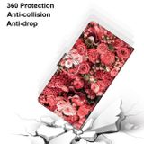 Peňaženkové kožené puzdro na Motorola Moto G8 Power - Pink Rose Garden