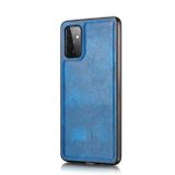 Peňaženkové kožené puzdro na Samsung Galaxy A72 5G - Modrá