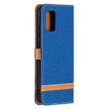 Peňaženkové kožené puzdro na Samsung Galaxy A02s - Royal Blue