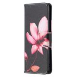 Peňaženkové kožené puzdro na Samsung Galaxy A02s - Lotus