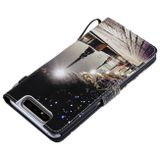 Peňaženkové kožené puzdro na Samsung Galaxy A80 - Cityscape