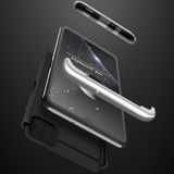 Plastový kryt na Samsung Galaxy A12 - Čiernostrieborná