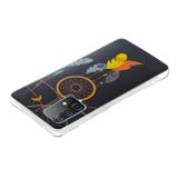 Gumený kryt LUMINOUS na Samsung Galaxy  A52 5G / A52s 5G - Black Wind Chimes