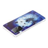 Gumený kryt LUMINOUS na Samsung Galaxy  A52 5G / A52s 5G - Starry Sky Wolf