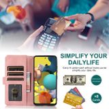 Peňaženkové kožené puzdro ZIPPER na Samsung Galaxy A51 5G - Ružovozlatá