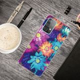Gumený kryt na Samsung Galaxy A52 5G / A52s 5G - Color Chrysanthemum