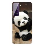 Gumený kryt na Samsung Galaxy S21 5G - Say Hello Panda