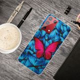Gumený kryt Painted na Samsung Galaxy S21 Ultra 5G - Big Red Butterfly