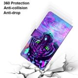 Peňaženkové kožené puzdro na Samsung Galaxy A52 5G / A52s 5G - Tiger Drinking Water