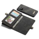 Multifunkčné peňaženkové puzdro CASEME Detachable na Samsung Galaxy  A52 5G / A52s 5G - Čierna