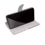 Peňaženkové kožené puzdro DRAWING na Xiaomi Mi 10T Lite 5G - Pink Stone Texture
