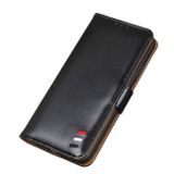 Peňaženkové kožené puzdro 3-Color Pearl na Moto G10/G20/G30 - Čierna