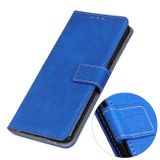 Peňaženkové kožené puzdro Note Crocodile na Moto G10/G20/G30 - Modrá