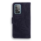 Peňaženkové kožené puzdro TIGER na Samsung Galaxy  A52 5G / A52s 5G - Čierna