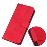 Peňaženkové kožené puzdro KHAZNEH Retro na Xiaomi Redmi Note 10/10S - Červená