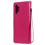 Peňaženkové kožené puzdro TREE na Samsung Galaxy A32 5G - Ružová