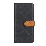 Peňaženkové kožené puzdro Floral na Xiaomi Redmi Note 10/10S - Čierna