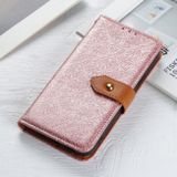 Peňaženkové kožené puzdro Floral na Xiaomi Redmi Note 10/10S - Ružová