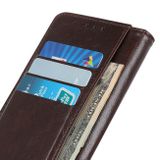 Peňaženkové kožené puzdro Copper Nappa na Xiaomi Redmi Note 10/10S - Kávová