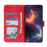 Peňaženkové kožené puzdro Antelope na Xiaomi Redmi Note 10/10S - Červená