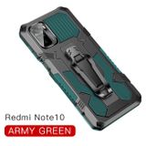 Kryt Machine Armor na Xiaomi Redmi Note 10/10S - Armádna zelená