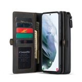 Multifunkčné peňaženkové puzdro CASEME na Samsung Galaxy S21 Ultra 5G - Čierna