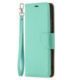Peňaženkové kožené puzdro LITCHI na Xiaomi Redmi Note 10 Pro - Zelená
