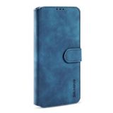Peňaženkové kožené puzdro DG.MING na Xiaomi Redmi Note 9T - Modrá
