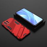 Kryt Punk Armor na Xiaomi Mi 11 Lite - Červená