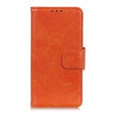 Peňaženkové kožené puzdro NAPPA na Motorola Moto G50 - Oranžová