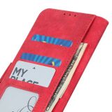 Peňaženkové kožené puzdro MAGNETIC na Motorola Moto G50 - Červená